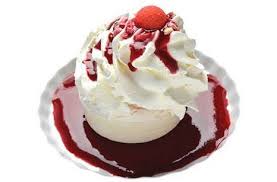 Vacherin Meringue 1 Boule De Glace Vanille 1 Boule De Glace Parfum Au Choix Coulis Assorti Et Creme Fouettee Glace Vanille Glace Vacherin