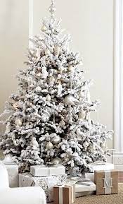 Creative Christmas Decorations White Christmas Tree Decorations Flocked Christmas Trees White Christmas Decor