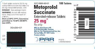 Metoprolol Succinate Par Pharmaceutical Inc Fda Package Insert Page 6 Metoprolol Medication Administration Medication Class