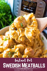 Quick And Easy Swedish Meatballs Made In Your Pressure Cooker Meatball Recipes Easy Instant Pot Dinner Recipes Swedish Meatballs Easy