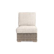 Sectional entices with plush, removable cushions wrapped in nuvella® fabric that's a breeze to keep clean. Beachcroft Outdoor Modular Sectional Set Signature Design 1 Reviews Furniture Cart