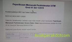 Contoh Soalan Peperiksaan Online Uitm Bagi Gred 41 Blog Anak Perak