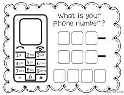 Phone Number Practice Numbers Preschool Preschool Learning Kindergarten Prep