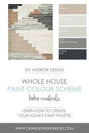 Learn How To Put Together A Whole House Paint Colour Scheme By Taking My Online Diy I Interior Design Color Schemes Interior Design Courses Interior Design Diy