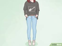 There is a little more wiggle room as far as the cut of your jeans goes. 3 Ways To Wear An Oversized Shirt Wikihow
