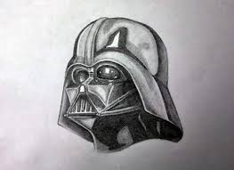 Darth Vader Helmet With Pencil By Matej Mikes Star Wars Art Drawings Star Wars Drawings Darth Vader Drawing