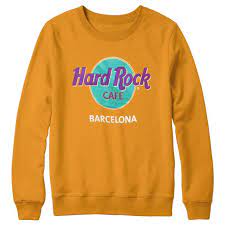 Hard Rock Cafe Barcelona Sweatshirt Barcelona Sweatshirt Sweatshirts Printed Sweatshirts