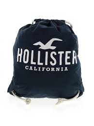 Details About Hollister Women Blue Backpack One Size