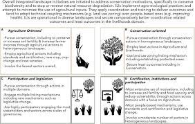Characterizing And Evaluating Integrated Landscape Initiatives Sciencedirect