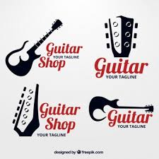 Most orders are eligible for free shipping. Premium Vector Pack Of Guitar Logos With Silhouettes