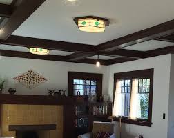 Dining rooms and kitchens are the most popular rooms for use of this light and each of the customization options can the round pendant light 197, 198 and 199 hang from an angled ceiling? Arts And Crafts Style Living Room With Multiple Lights Arts And Crafts Interiors Lights Ceiling Lights
