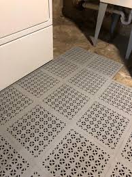 Outdoor Pvc Staylock Deck Floor Tiles Laundry Room Flooring Basement Laundry Room Basement Laundry