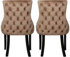 We did not find results for: Champagne Velvet Tufted Back Dining Chair Pair Cfs Furniture Uk