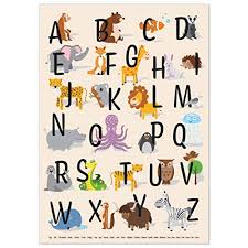 Alphabet poster · animal art. Compare Prices For Kindsblick Across All Amazon European Stores