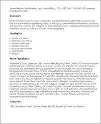 Home » resources » job description templates » account director job description sample template. Invoice Procesor Resume Example Myperfectresume