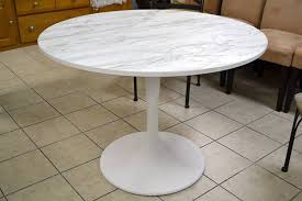 The table's surface is resistant to liquids, food stains, oil, heat, scratches and bumps, while its construction is stable, strong and durable to withstand years of daily use. Furniture Dining 1801 2 Ikea Round Table Tulip Dining Table Dining Table