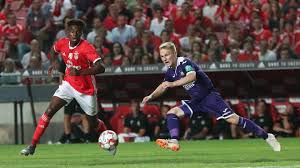 Official profile of nuno tavares at sport lisboa e benfica website. Futebol Nuno Tavares Benfica Anderlecht Jogo Apresentacao Sl Benfica