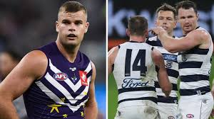 The big men fly during the preliminary final between sydney swans and fremantle dockers. Afl Results 2021 Geelong Cats Def Fremantle Dockers Round 18 Match Report Stats Score Result News Video Injuries