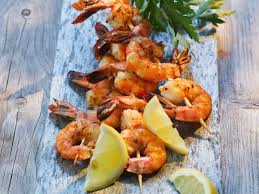 Shrimps Spiesse Vom Grill Rezept Garnelenspiesse Gegrillte Garnelen Spiesse Grillspiesse Rezepte