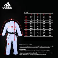 Club Karate Uniform By Adidas Wkf Appr Adult Sizes 160 200 K220c Adult