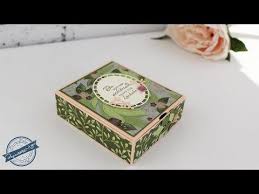 Muf 4 3 Klappdeckel Box Blutensinfonie Mit Stampin Up Youtube Aufpragungen Origami Schachteln Basteln Anleitung