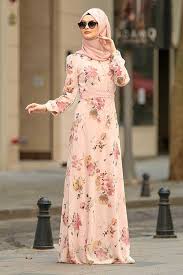 Neva Style Powder Pink Hijab Dress 81539pd Neva Style Com The Dress Elbise Elbise Modelleri