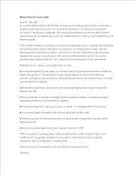 The cover letter examples below. Gratis Medical Doctor Application Letter