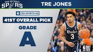 San Antonio Spurs Select Tre Jones With The 41st Overall Pick 2020 Nba Draft Cbs Sports Hq Youtube