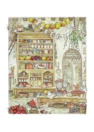 Royal doulton brambly hedge jill barklem the store stump 1984 8 1/4 plate. The Palace Kitchen Greeting Card For Sale By Brambly Hedge