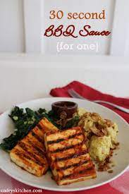 Easy Barbecue Sauce No Cooking Required Recipe Vegan Condiments Vegan Dishes Sweet Savory