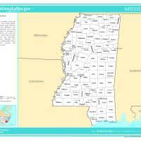 Image result for free printable map of mississippi counties