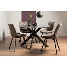 Life is always busy, but one of the projects we managed to squeeze in recently was the grey tweed hutch in the dining room. Hirst Fontana 4 Seater Circular Dining Set Modern Design Home Origins