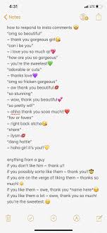 Instagram Comment Responses Instagram Quotes Instagram Captions For Friends Good Insta Captions