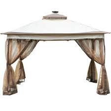 Simply push the latch towards the top of the gazebo, and watch as all 4 corners of the frame stretch out and lock into place. Vevor Gdg78003401588747666 Gazebo Canopy 12 X12 Pop Up Tent Mesh Mosquito Net Patio Solar Led Outdoor