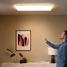 JETSTRÖM LED ceiling light panel, smart dimmable/white spectrum, 100x40 cm  - IKEA Switzerland