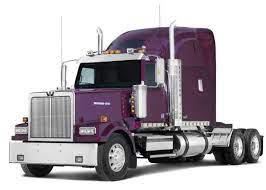 Purple Westernstar Western Star Trucks Trucks Big Rig Trucks