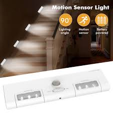 Motion Sensor Led Closet Lights Battery Operated Led Under Cabinet Lighting Stick On Anywhere Night Lamp With 90 Detection For Cupboard Cabinet Kitchen Stairs Walmart Com Walmart Com