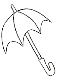 Desenhos De Guarda Chuva Para Colorir Curso Completo De Pedagogia