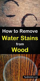 Before you clean a stain, determine what type of stain it is and how long it's been there. 6 Highly Effective Ways To Remove Water Stains From Wood