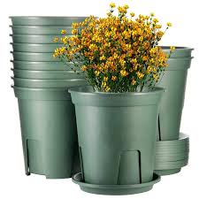Understanding some of the main kinds of planters you. Plant Pots Indoor 7 Inch 12 Set Plastic Flower Planters With Drainage Hole And Tray Garden Planters Flower Pots Planters Aliexpress