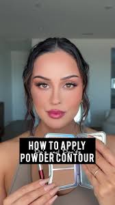 Powder contour can give casket ⚰️ ready or sculpted 👽 Powder contour  @Kaleidos Makeup shade: medium Contour brush @BK Beauty Brushes #112  Bronzer @Armani beauty Shade:100 #makeuptips #makeup ...