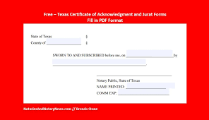 The form will be used for proving the affiant's or the principal's identity specifically for verification and legal validation purposes. Free Texas Notary Certificates For Recordable Documents Notaries And Notary News By Brenda Stone