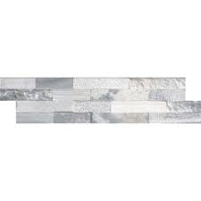 Msi Alaska Gray Ledger Panel 6 In X 24 In Multi Finish Natural Marble Wall Tile 10 Cases 60 Sq Ft Pallet Malagry624 Mult Marble Wall Wall Tiles Wood Look Tile