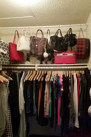 This mini small purse is good to store your credit card, health insurance card and driver license in. How To Dislay Handbags In Your Closet Organize Purses Organizing Purses In Closet Small Closet Space Purse Organization