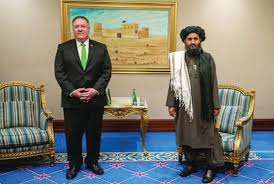 The taliban delegation, led by their political chief mullah abdul ghani baradar, will discuss with pakistan's leaders the recent developments in afghanistan's peace process.. R0xw Smyb Jubm