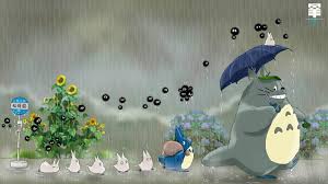 Totoro Rain Wallpaper By Lapizypincel On Deviantart In 2020 Totoro Totoro Art Rain Wallpapers
