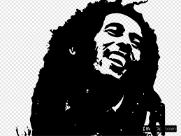 The cassette case is painted very lightly, so you can still read bob marley and the wailers : Bob Marley Clipart Bob Marley Clipart Black And White 1600x1200 Wallpaper Teahub Io