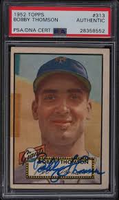 Bobby Thomson Autographed Memorabilia