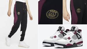 Boasting contrasting black and white colour blocking throughout, the. Air Jordan 4 Psg Clothing Paris Saint Germain Pants Iicf