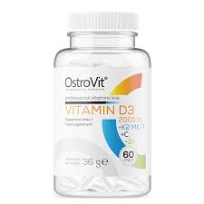 Is k2 necessary for d3? Ostrovit Vitamin D3 2000 Iu K2 Mk 7 Vc Zinc 60 Caps 6 58 Ostrovit Com